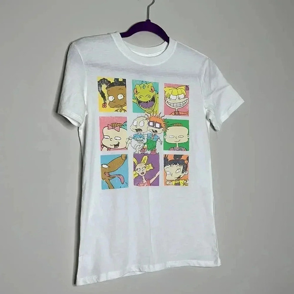 Rugrats Shirt Mens XS Short Sleeve Crew Neck Graphic Nickelodeon - Picture 3 of 9